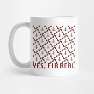 Ugly Christmas Sweater Tree Funny Pun Mug